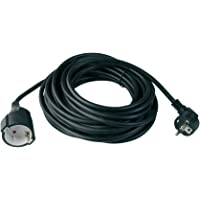 Los mejores  - uniTEC 44567 - Cable alargador schuko (H05VV-F 3G- 1- 5 mm²- 10 m)- color negro